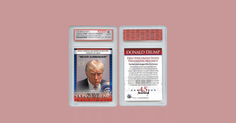 Trump Mugshot Trading Card Review