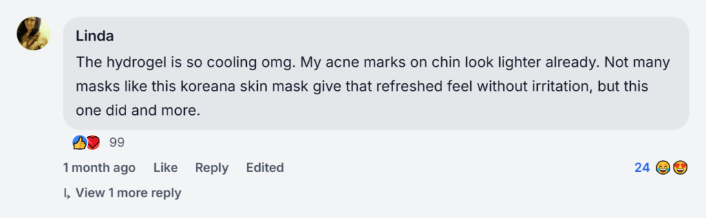 Koreana Skin PDRN Mask Review