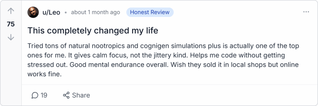 Cognigen Plus Review