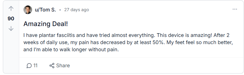 Vita Feet Relieve Review