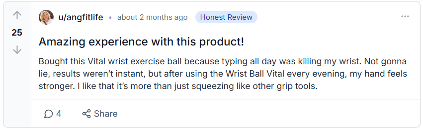 Vital Wrist Ball Review