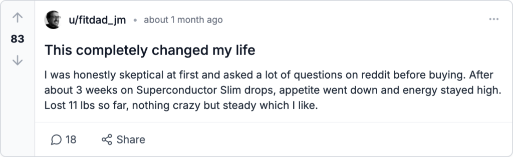 Superconductor Slim Review