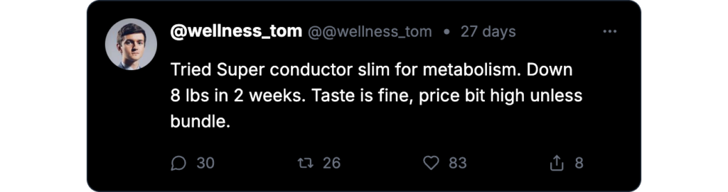 Superconductor Slim Review